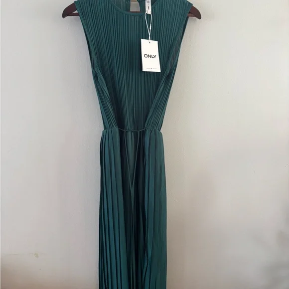 ONLY Women's Teal Maxi Dress - Picture 1 of 2